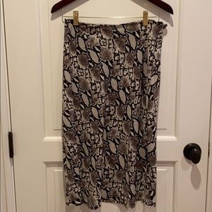 Animal print skirt